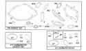 Gasket Sets Diagram and Parts List for 123882-3420-01  Briggs and Stratton Engine